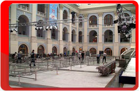 Russia, Moscow, Gostiny Dvor Exhibition Centre