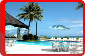 Остров Сайпан, Отель Aqua Resort Saipan 5* расположен на легендарном береге Achugao.